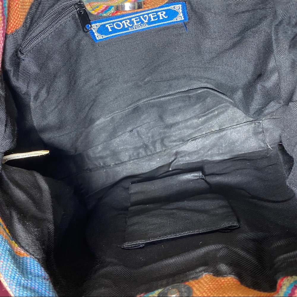 Forever By Fossil Multicolored Stripe Purse - image 4